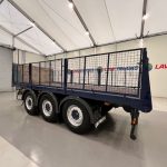 Wheelbase Tri Axle Flatbed Drawbar Trailer - thumbnail