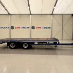 Adwell Tandem Axle Flatbed Drawbar Trailer - thumbnail