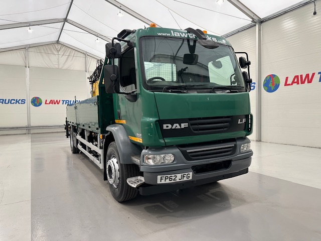 DAF LF55 220 Day Cab Dropside Crane