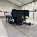 Montracon Tri Axle Flatbed Drawbar Trailer - thumbnail