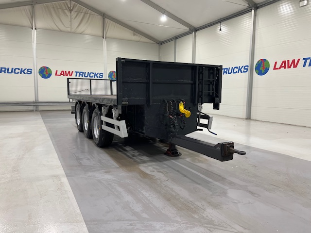 Montracon Tri Axle Flatbed Drawbar Trailer