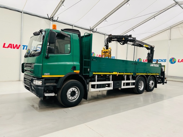 DAF CF75 310 Rear Lift Day Cab Dropside Brick Grab
