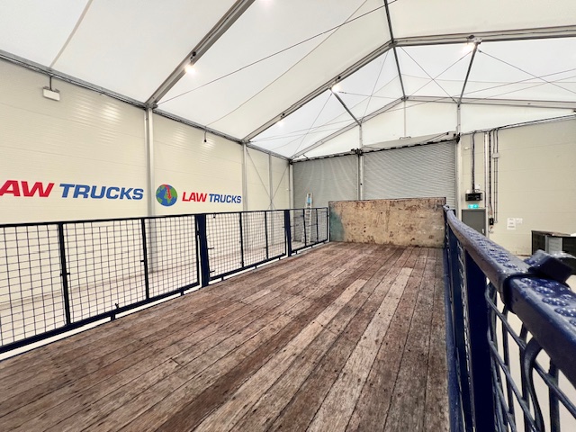 Wheelbase Tri Axle Flatbed Drawbar Trailer