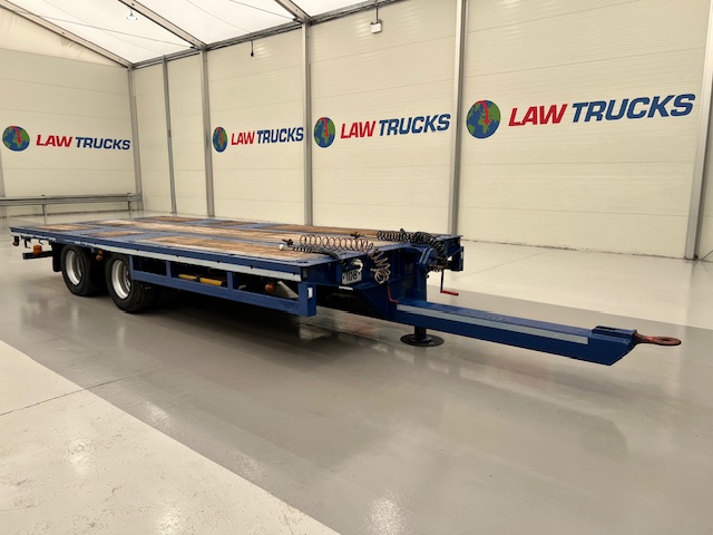 Adwell Tandem Axle Flatbed Drawbar Trailer