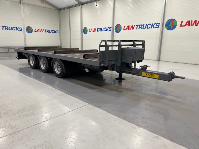 SDC Tri Axle Flatbed Drawbar Trailer