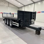 Montracon Tri Axle Flatbed Drawbar Trailer - thumbnail