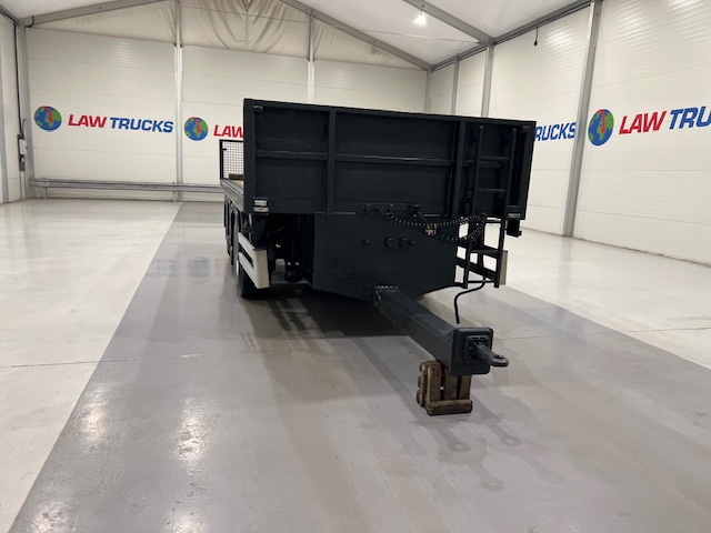 Montracon Tri Axle Flatbed Drawbar Trailer