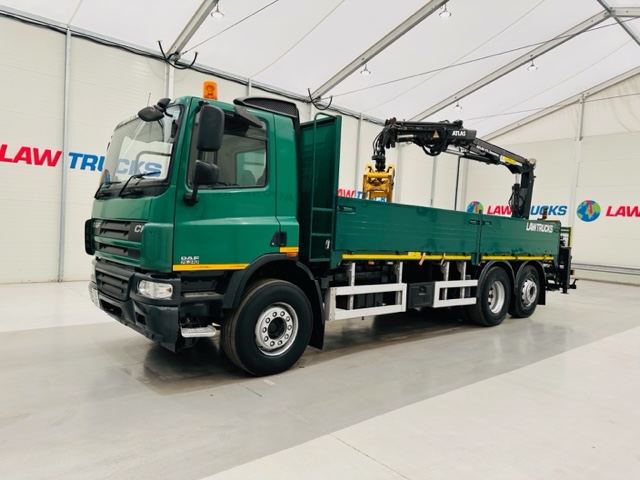DAF CF75 310 Rear Lift Day Cab Dropside Brick Grab