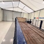 Wheelbase Tri Axle Flatbed Drawbar Trailer - thumbnail