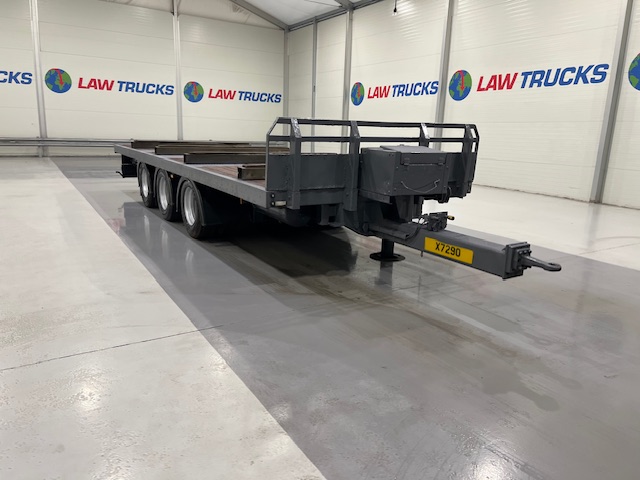 SDC Tri Axle Flatbed Drawbar Trailer