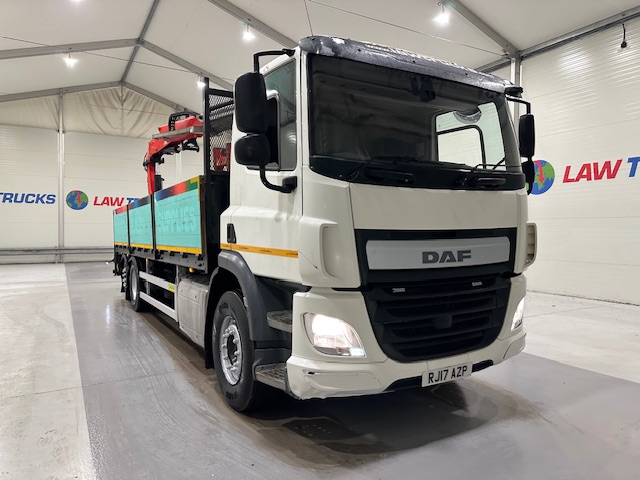 DAF CF 370 6×2 Rear Lift Dropside Brick Grab Manual