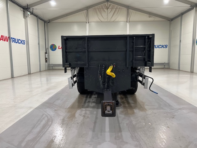 Montracon Tri Axle Flatbed Drawbar Trailer