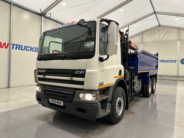 DAF CF75 310 6×4 Steel Tipper Grab Manual