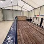 Wheelbase Tri Axle Flatbed Drawbar Trailer - thumbnail