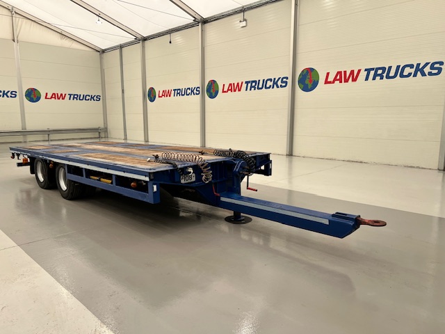 Adwell Tandem Axle Flatbed Drawbar Trailer