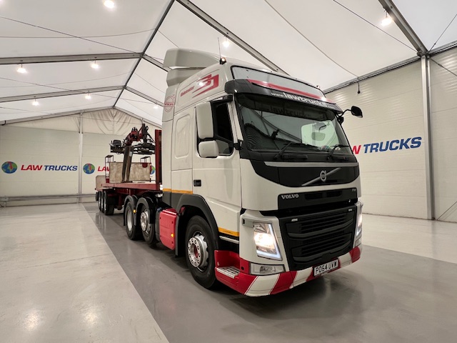 Volvo FM 450 Tractor Unit with Corus Brick Grab Trailer