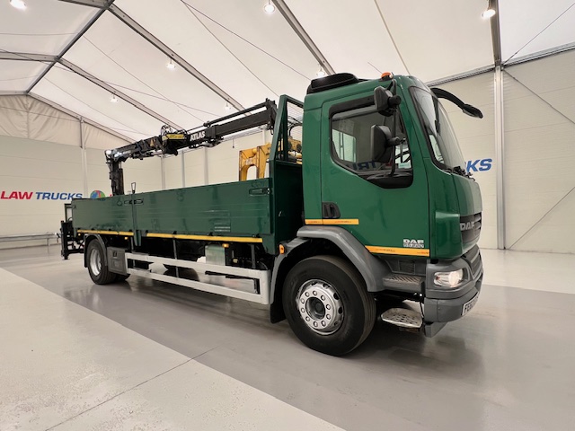 Daf LF55 220 Day Cab Dropside Crane