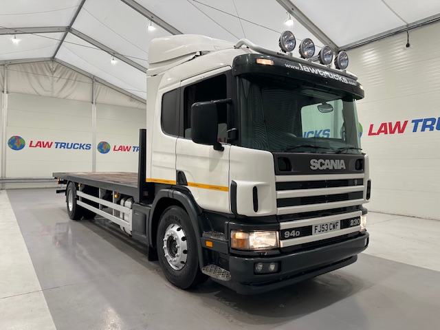 Scania P94 230 4×2 Sleeper Cab Flatbed