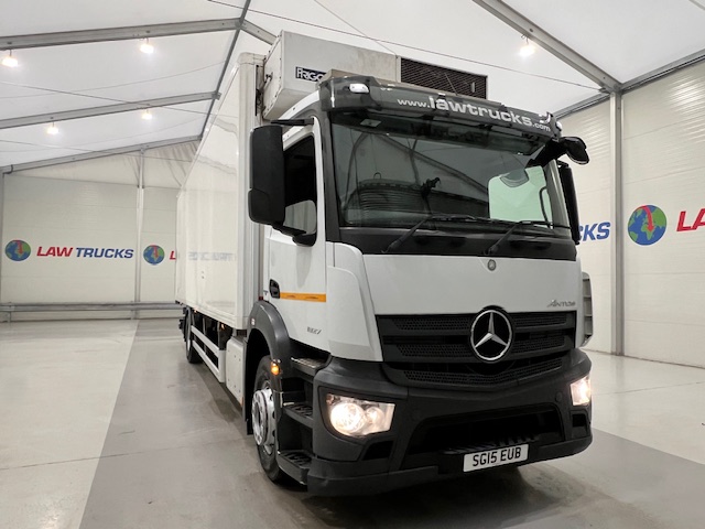 Mercedes Antos 1827 Day Cab Fridge Box
