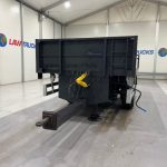 Montracon Tri Axle Flatbed Drawbar Trailer - thumbnail