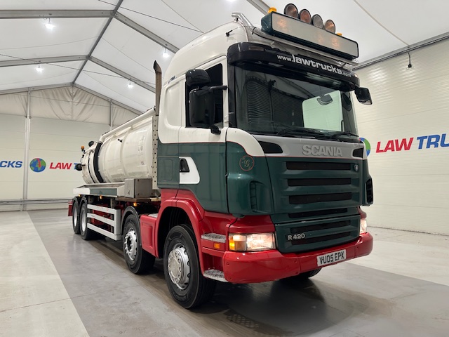 Scania R420 8×4 Highline Vacuum Tanker