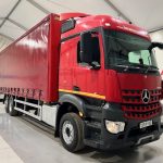 Mercedes Actros 2533 6×2 Sleeper Cab Curtainsider - thumbnail
