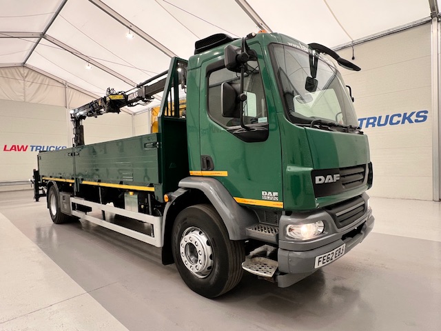 Daf LF55 220 Day Cab Dropside Crane