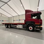 Scania P380 6×2 10 Tyre Rear Lift Sleeper Cab Flatbed - thumbnail