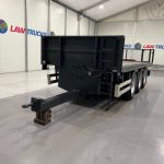 Montracon Tri Axle Flatbed Drawbar Trailer - thumbnail
