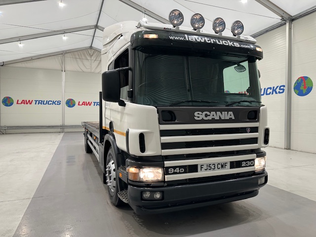 Scania P94 230 4×2 Sleeper Cab Flatbed