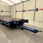 Adwell Tandem Axle Flatbed Drawbar Trailer - thumbnail