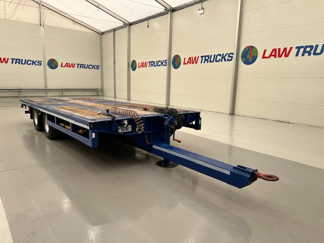 Adwell Tandem Axle Flatbed Drawbar Trailer