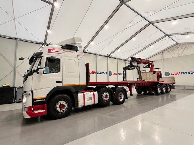 Volvo FM 450 Tractor Unit with Corus Brick Grab Trailer