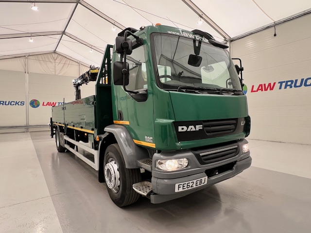 Daf LF55 220 Day Cab Dropside Crane