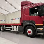 Scania P380 6×2 10 Tyre Rear Lift Sleeper Cab Flatbed - thumbnail