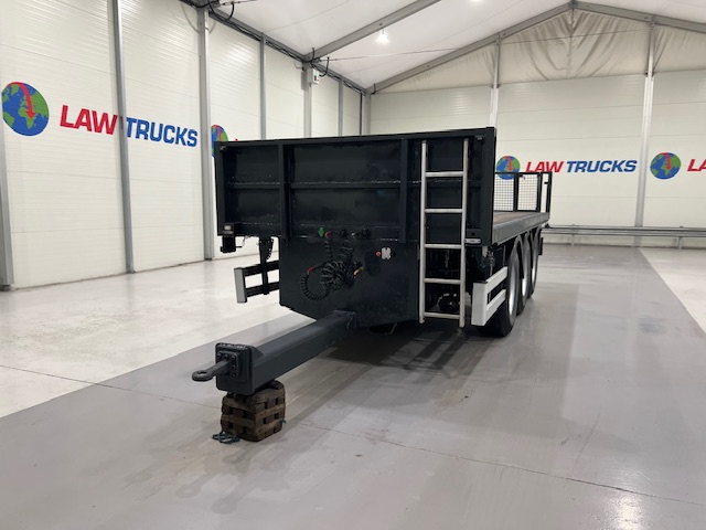Montracon Tri Axle Flatbed Drawbar Trailer