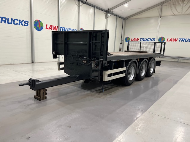 Montracon Tri Axle Flatbed Drawbar Trailer