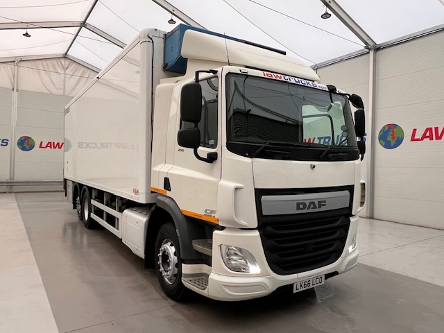DAF CF 290 6×2 Rear Steer Fridge Box