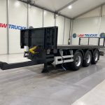 Montracon Tri Axle Flatbed Drawbar Trailer - thumbnail