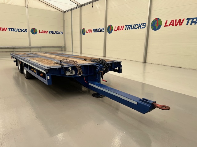 Adwell Tandem Axle Flatbed Drawbar Trailer