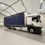 Mercedes Actros 1824 Sleeper Cab Curtainsider - thumbnail