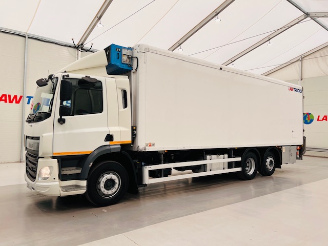 DAF CF 290 6×2 Rear Steer Fridge Box