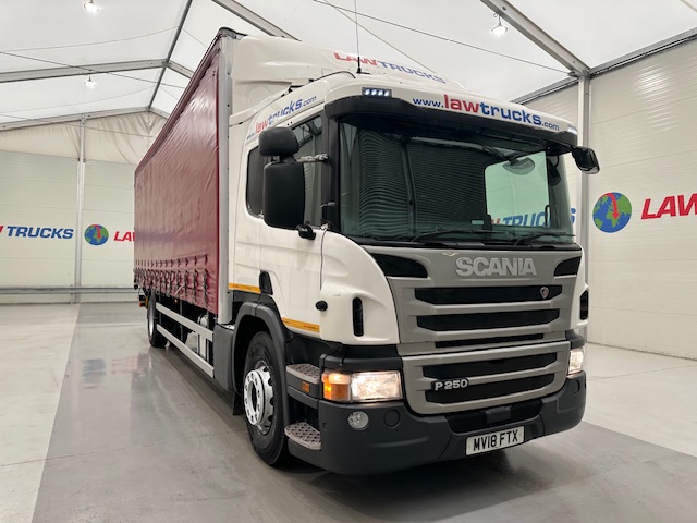 Scania P250 4×2 Sleeper Cab Curtainsider