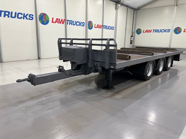 SDC Tri Axle Flatbed Drawbar Trailer