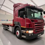 Scania P380 6×2 10 Tyre Rear Lift Sleeper Cab Flatbed - thumbnail