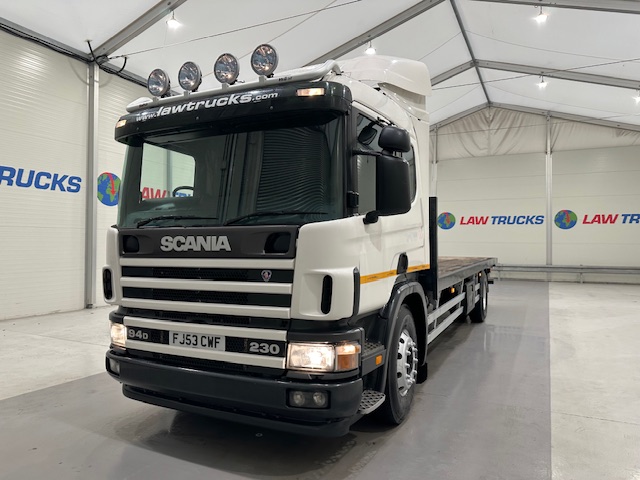 Scania P94 230 4×2 Sleeper Cab Flatbed