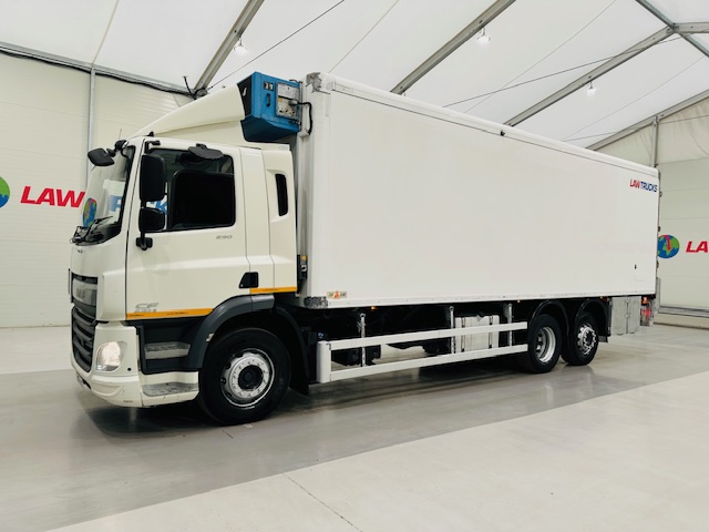 DAF CF 290 6×2 Rear Steer Fridge Box