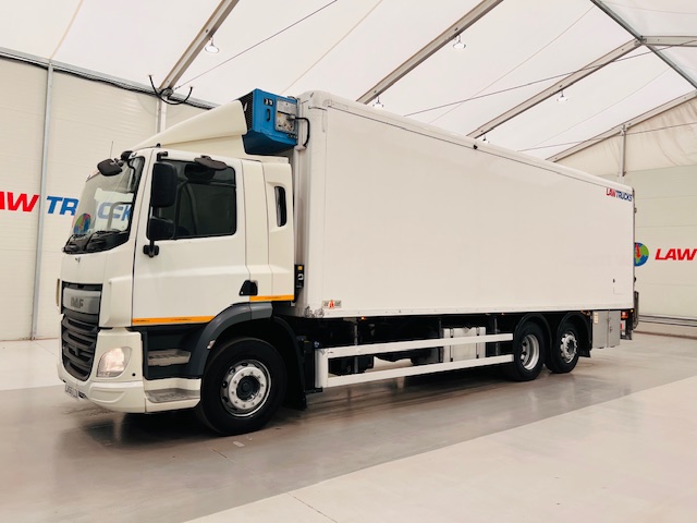 DAF CF 290 6×2 Rear Steer Fridge Box