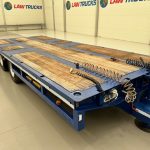 Adwell Tandem Axle Flatbed Drawbar Trailer - thumbnail