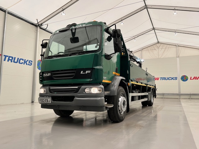 Daf LF55 220 Day Cab Dropside Crane